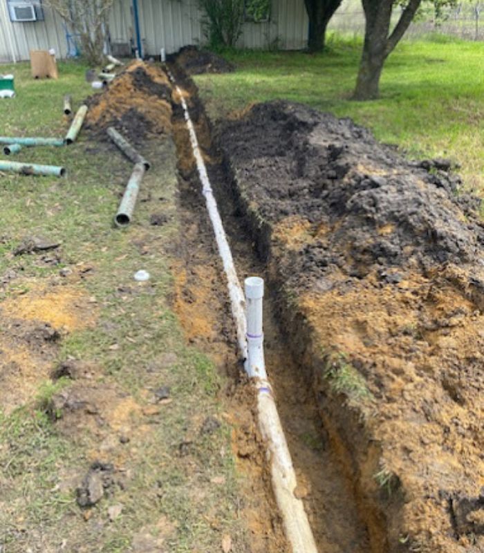 Water Line Replacement Installation in Waxahachie